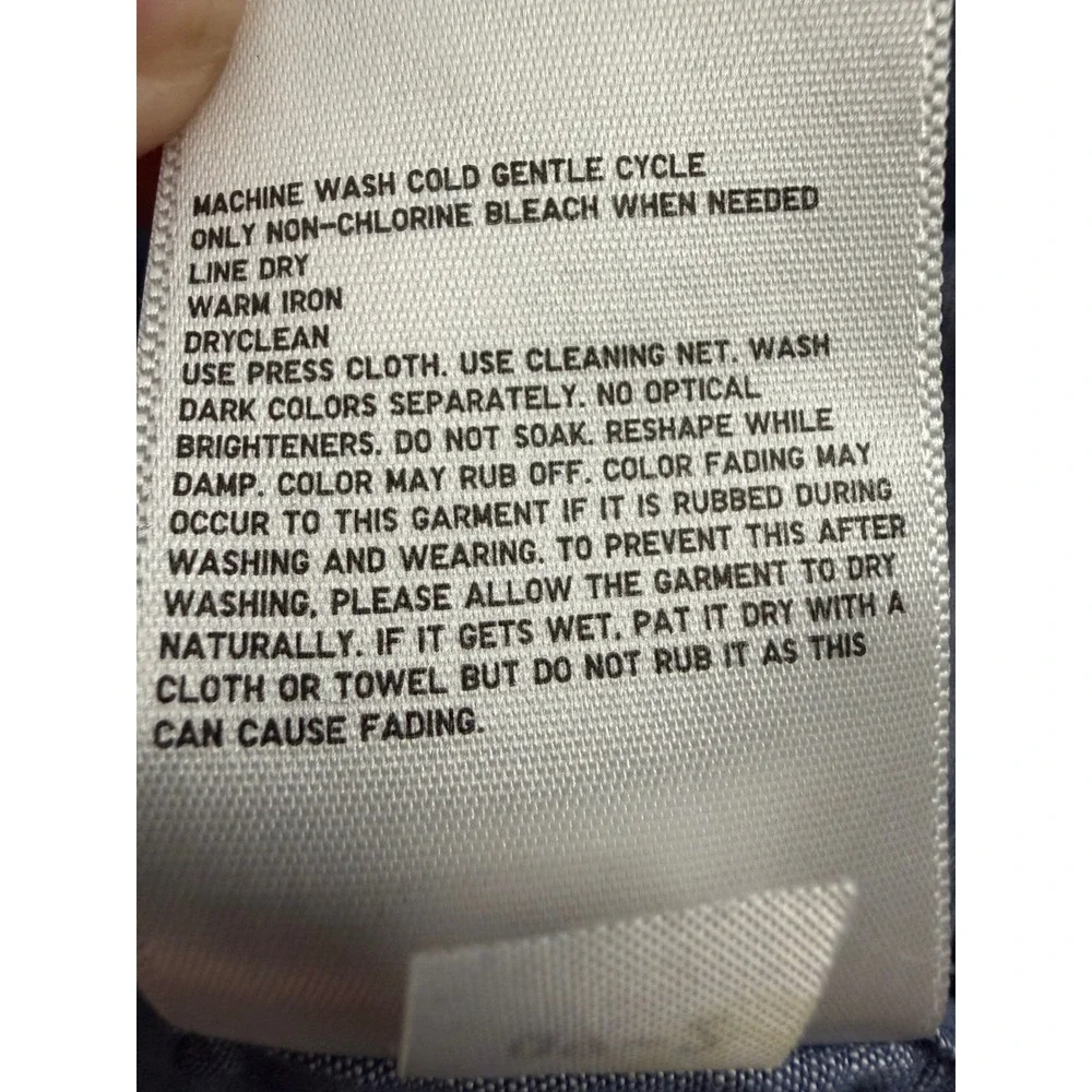 Uniqlo Mens XL Blue Linen Cotton Blend Short Sleeve Button Down Shirt 414574 - Picture 6 of 6